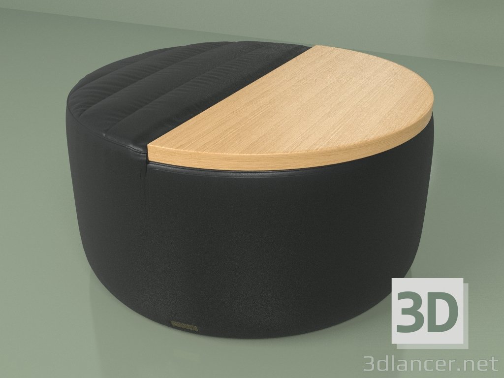 modèle 3D Table pouf Chicago - preview