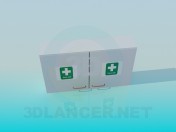 Wall first-aid kit
