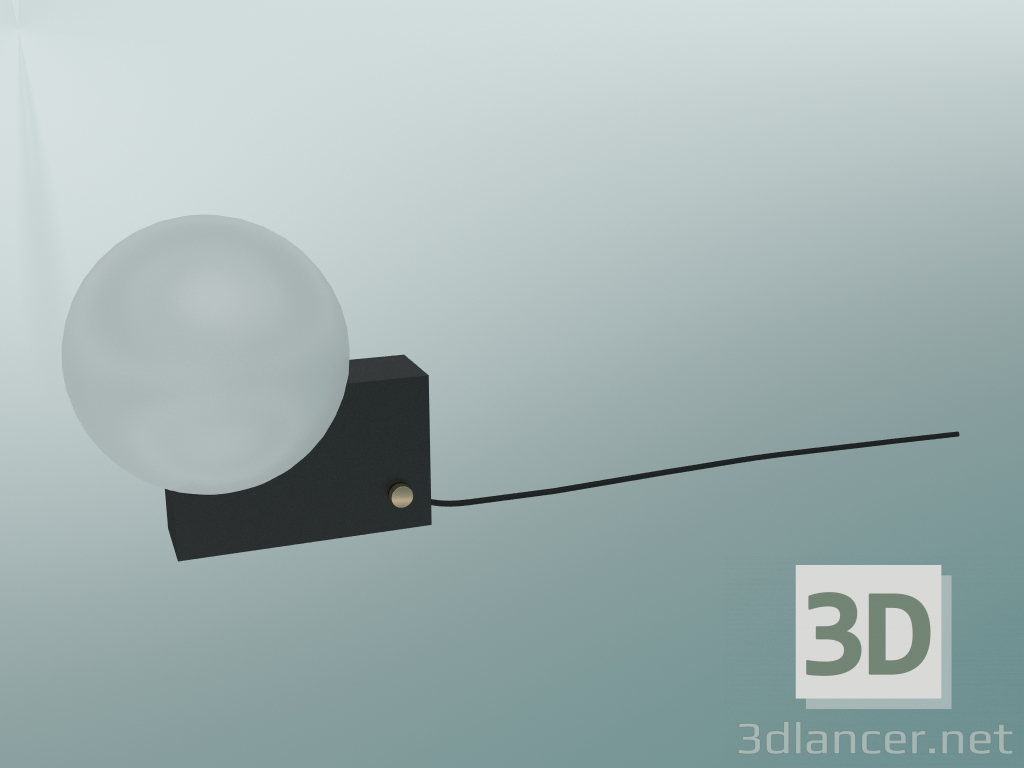 3D modeli Masa lambası, duvar seferi (SHY1, 26х18cm, H 24cm, Siyah) - önizleme
