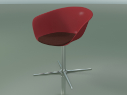 Stuhl 4225 (4 Beine, drehbar, mit Sitzkissen, PP0003)