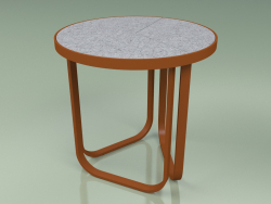 Side table 008 (Metal Rust, Gres Fog)