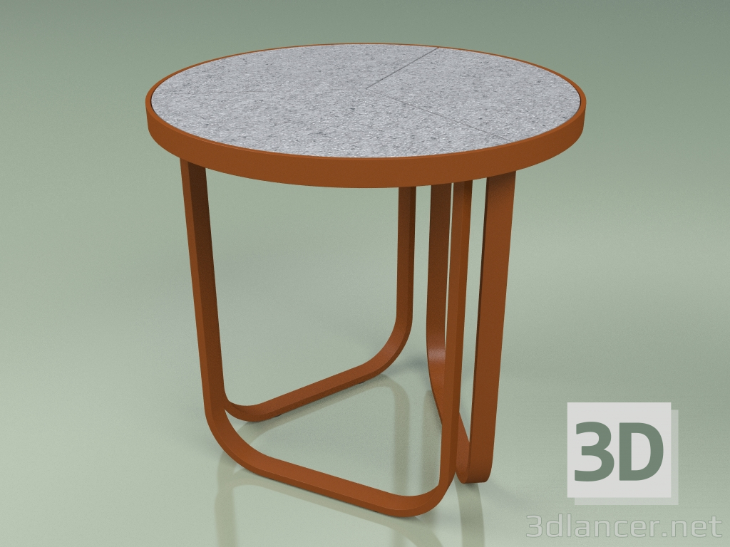 modèle 3D Table d'appoint 008 (Metal Rust, Gres Fog) - preview