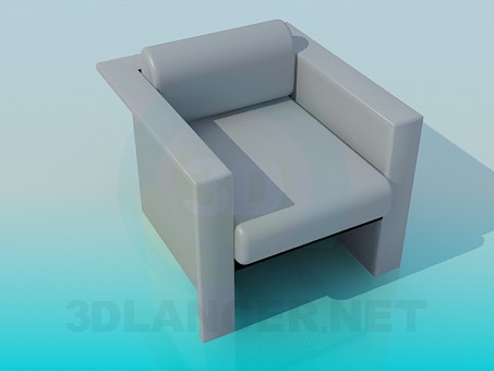 3d model Armchair- minimalism style - preview