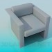 3D Modell Sessel-Minimalismus Stil - Vorschau