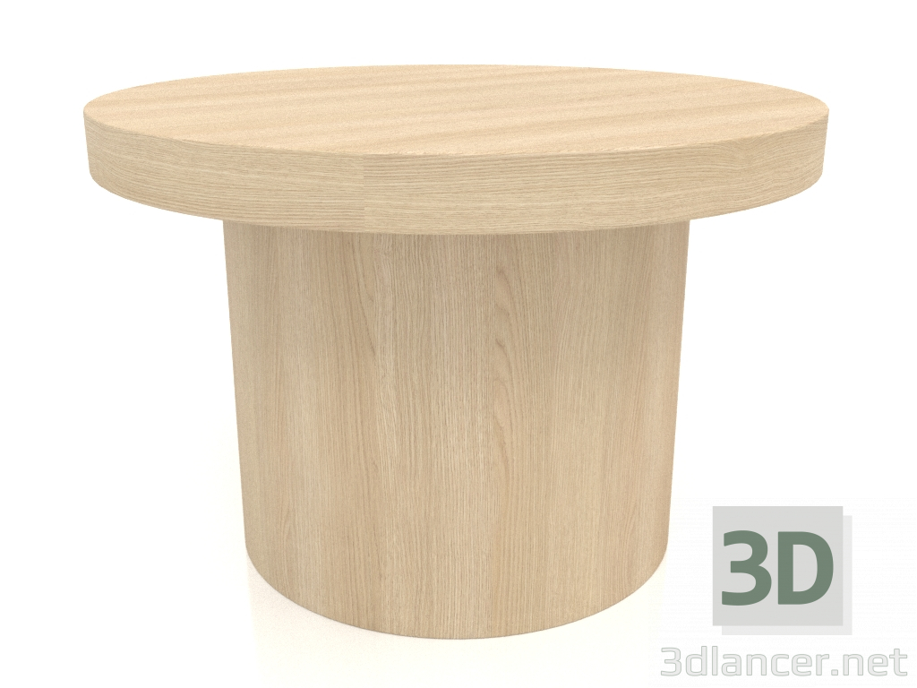 3d model Coffee table JT 021 (D=600x400, wood white) - preview