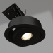 modello 3D Lampada CL-SIMPLE-R78-9W Warm3000 (BK, 45°) - anteprima