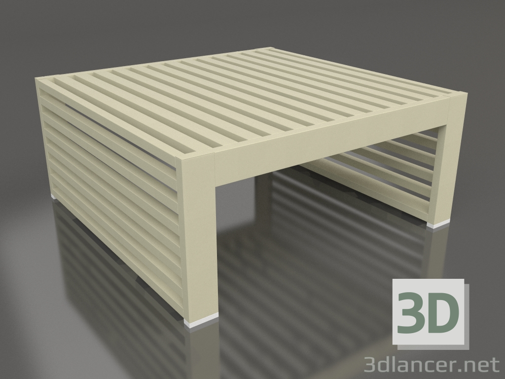 3 डी मॉडल साइड टेबल (सोना) - पूर्वावलोकन