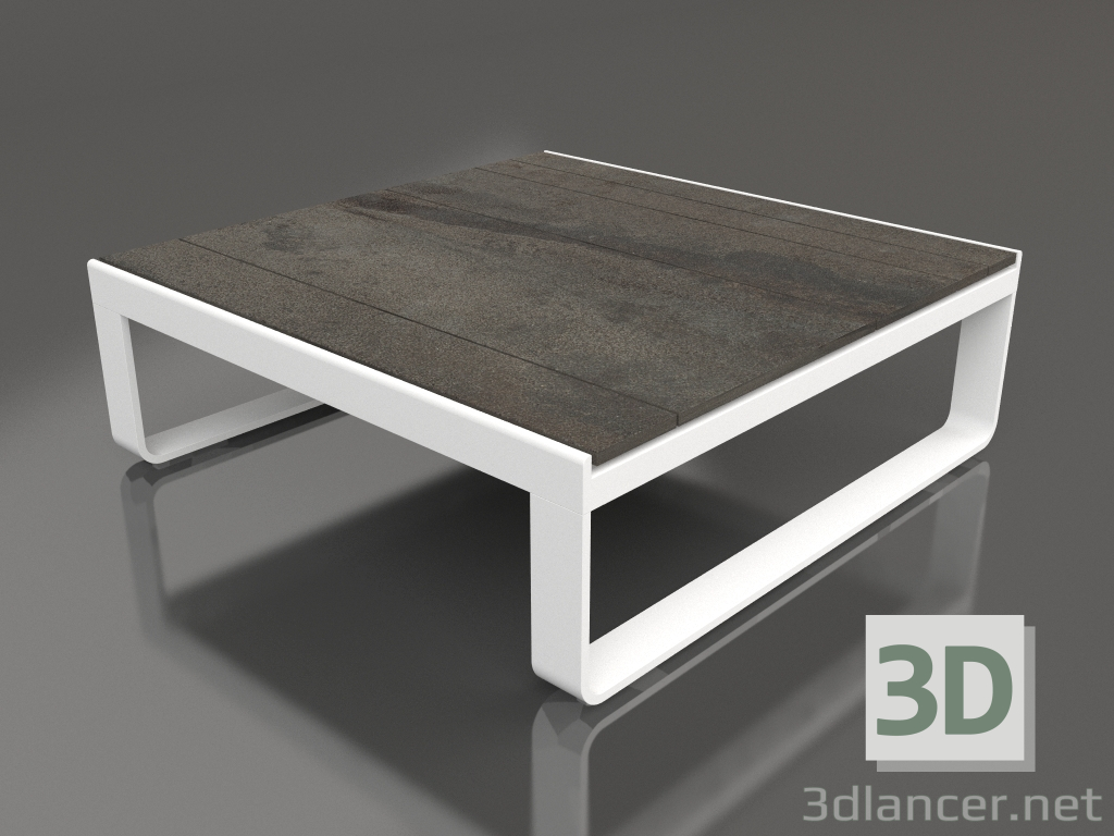 modello 3D Tavolino 90 (DEKTON Radio, Bianco) - anteprima