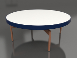 गोल कॉफी टेबल Ø90x36 (रात का नीला, डेकटन जेनिथ)