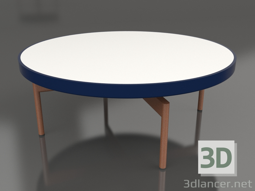 modello 3D Tavolino rotondo Ø90x36 (Blu notte, DEKTON Zenith) - anteprima