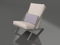 Клубний стілець для відпочинку (Quartz grey)