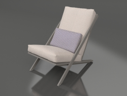 Club chair for relaxation (Quartz gray)