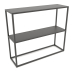 Modelo 3d Rack-consola retangular (METAL, 100x30x86, 2 prateleiras) - preview