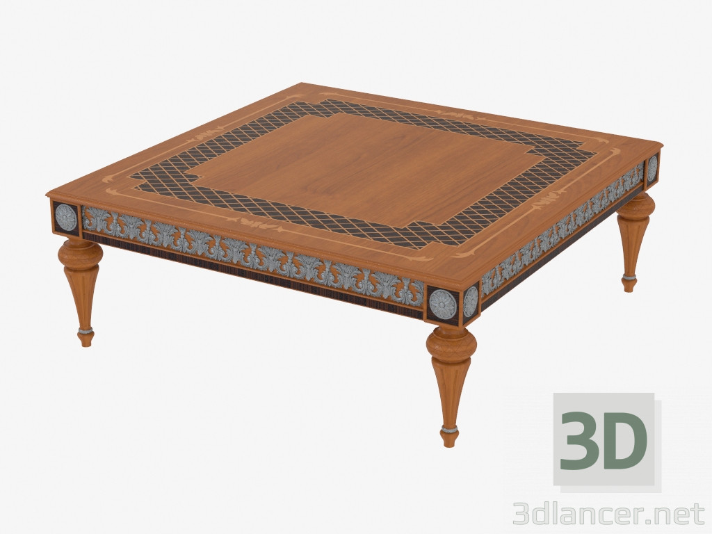 modèle 3D Table Magazine Square Master - preview