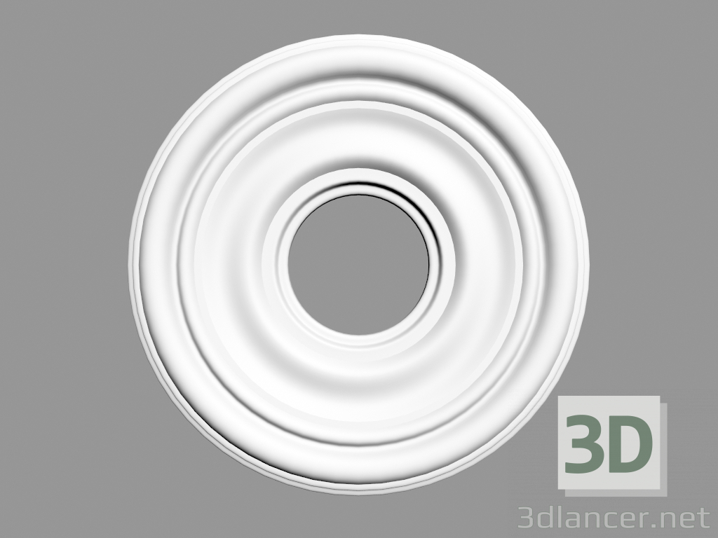 modello 3D Uscita a soffitto (P1) - anteprima