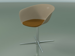 Chair 4225 (4 legs, swivel, with seat cushion, PP0004)
