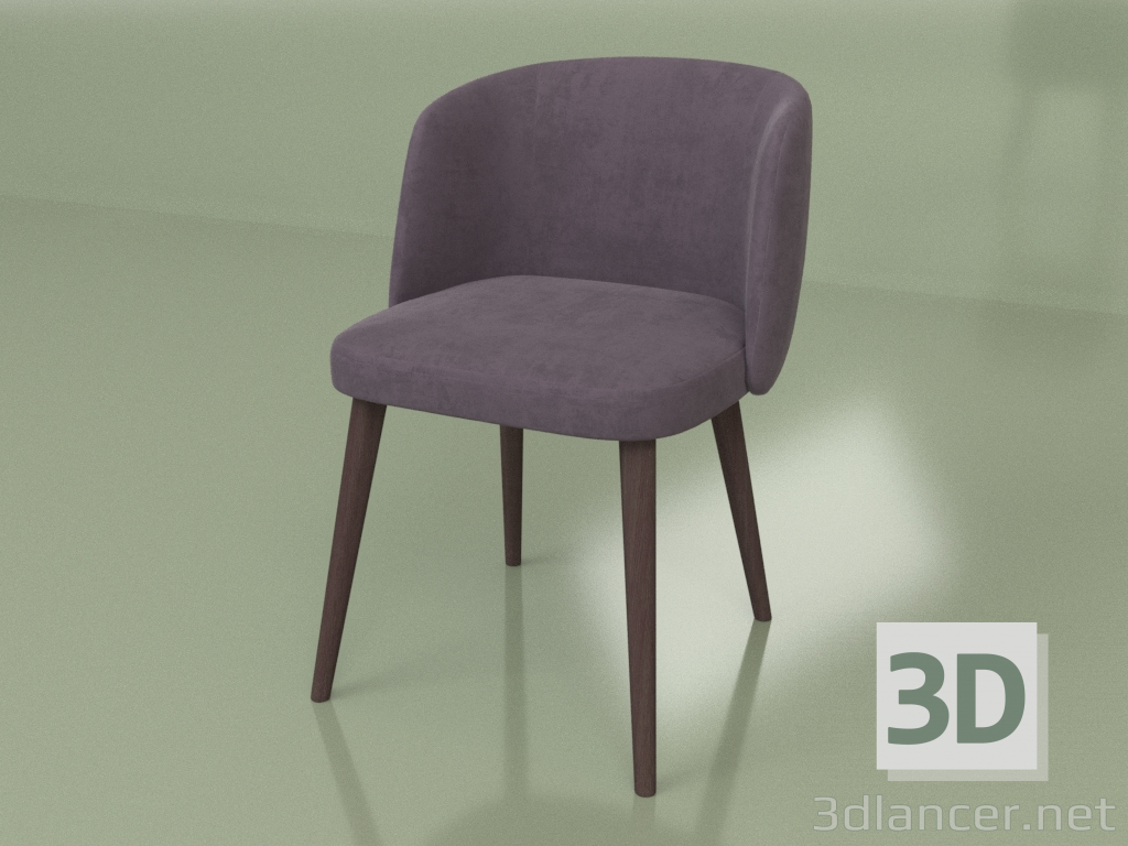 Modelo 3d Cadeira Mio (preta) - preview