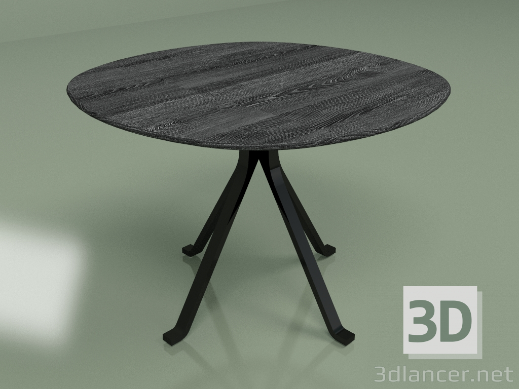 3d модель Кофейный стол Blink диаметр 60 (черный, черный) – превью