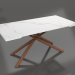 modèle 3D Table pliante Ravenna 180-240 (céramique blanche-noyer) - preview