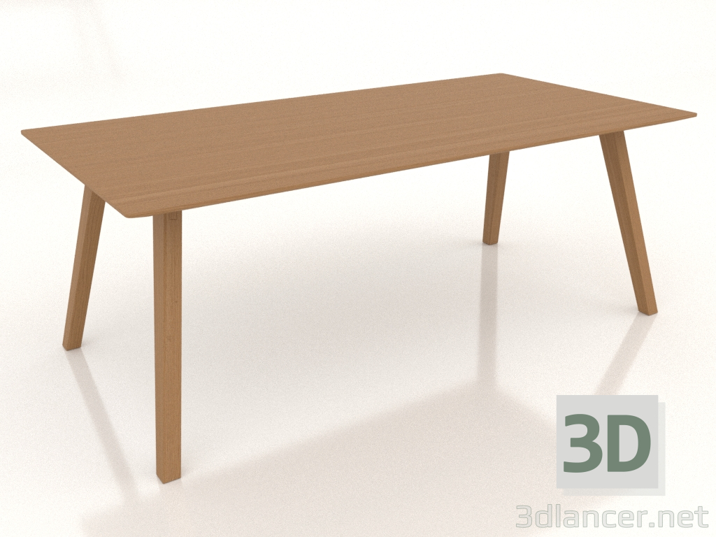 modello 3D Tavolo da pranzo 200 - anteprima