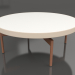 modèle 3D Table basse ronde Ø90x36 (Sable, DEKTON Zenith) - preview