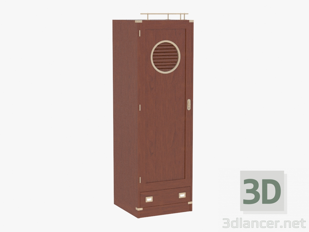 3d model Maritime style wardrobe - preview