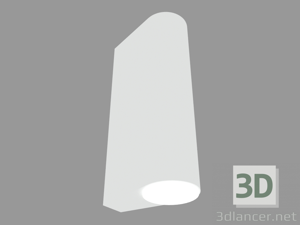 3d model Lámpara de pared SMOOTH SINGLE EMISSION (S2910W) - vista previa