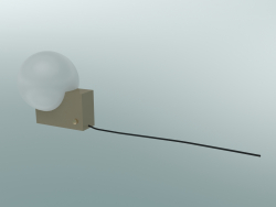Lampada da tavolo, Viaggio da parete (SHY1, 26х18cm, H 24cm, ottone laccato)