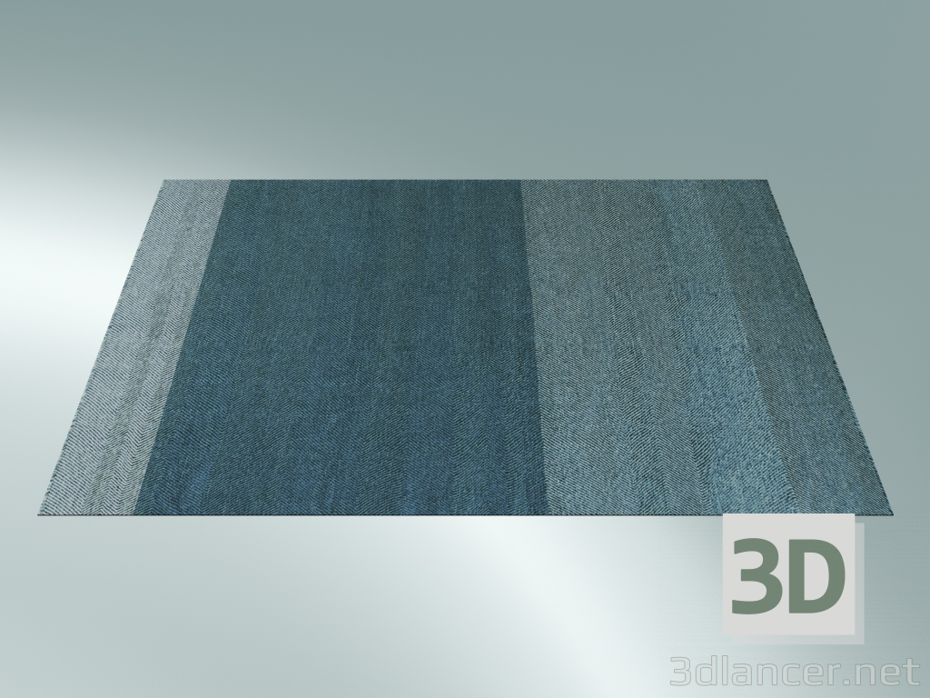 modèle 3D Tapis Varjo (170x240 cm, Bleu) - preview