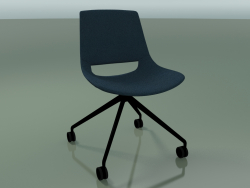 Chair 1216 (4 castors, fixed overpass, fabric upholstery, V39)