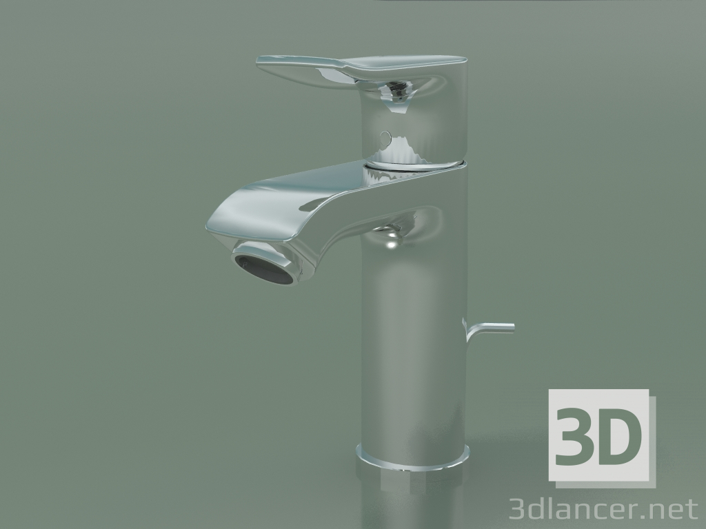 3d model Mezclador monomando de lavabo 100 (31088000) - vista previa