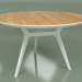 3d model Dining table Glat Oak (white, 1200) - preview