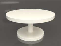 Coffee table JT 022 (D=800x400, white plastic color)