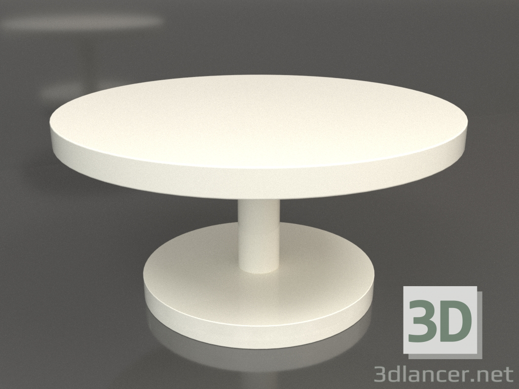 3d model Coffee table JT 022 (D=800x400, white plastic color) - preview