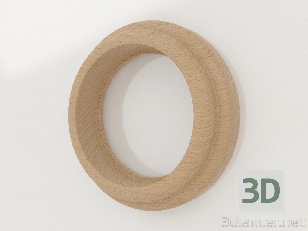 3D Modell Rahmen für 1 Pfosten Legend (Buche hell) - Vorschau