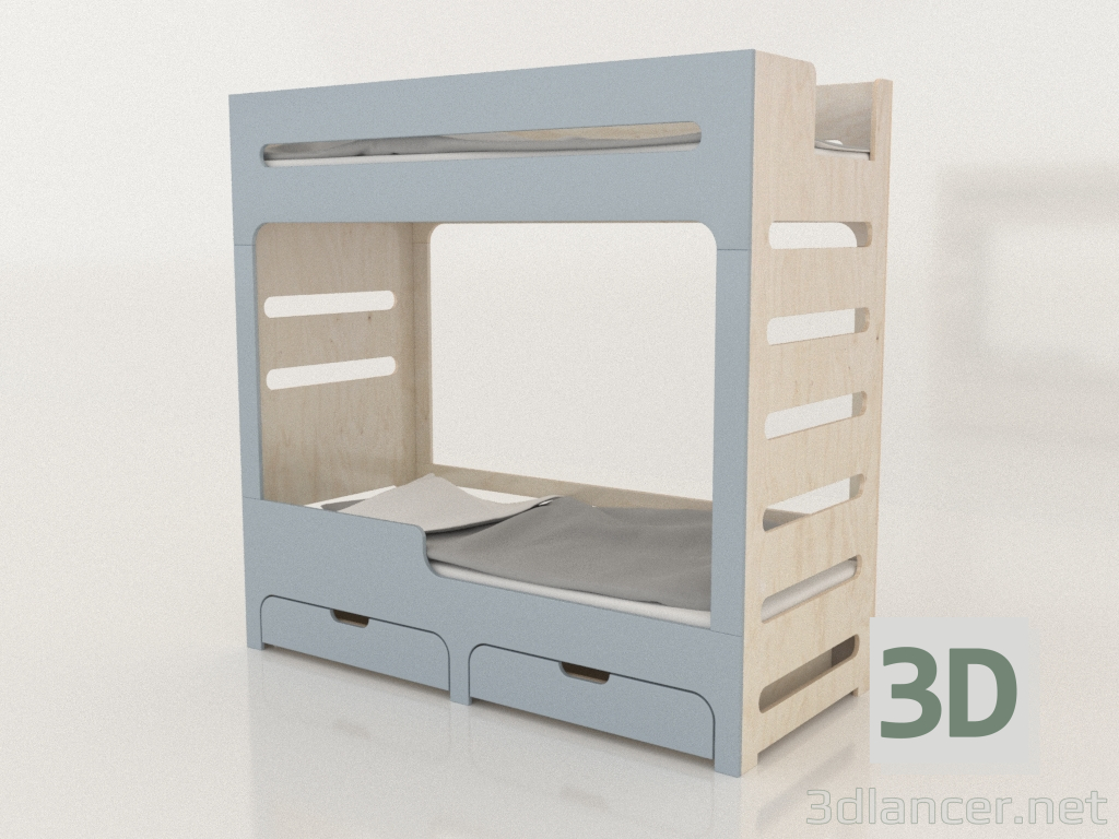 3D Modell Etagenbett MODE HL (UQDHL1) - Vorschau