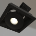 3d model Lamp CL-SIMPLE-S80x80-9W Warm3000 (BK, 45 deg) - preview