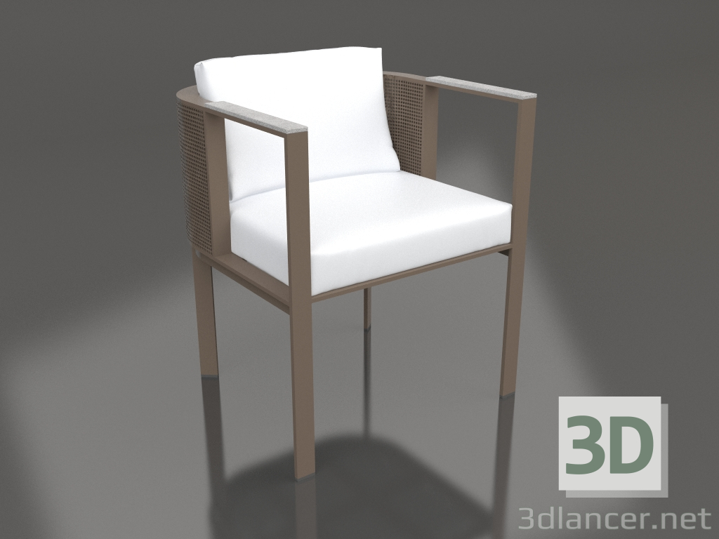 Modelo 3d Cadeira de jantar (bronze) - preview