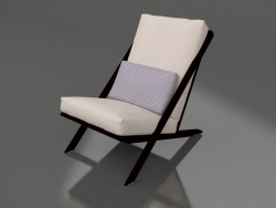 Club chair for relaxation (Black)