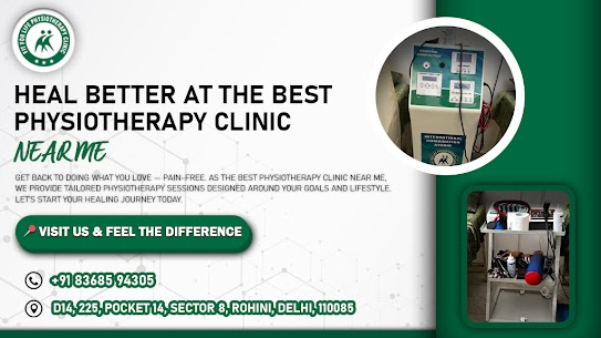 If you're searching for the Best Physiotherapy Clinic Near Me, look no further than FIT FOR LIFE PHYSIOTHERAPY/SPINE CLINIC/BEST PHYSIOTHERAPIST ROHINI:CHIROPRACTOR DELHI/HOME PHYSIOTHERAPIST. As a premier physiotherapy destination in Delhi, we specialize in personalized care and effective treatment solutions for pain relief, mobility restoration, and long-term wellness. Whether you're dealing with sports injuries, chronic back pain, post-surgery rehabilitation, or seeking expert chiropractic alignment or home physiotherapy services, our experienced team is committed to your recovery. We blend modern techniques with compassionate care to help you live pain-free and move better every day.  Address: Ground Floor, D14, 225, Pocket 14, Sector 8, Rohini, Delhi, 110085 Phone: 083685 94305